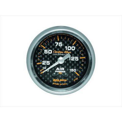 Auto Meter Carbon Fiber Mechanical Air Pressure Gauge - 4720